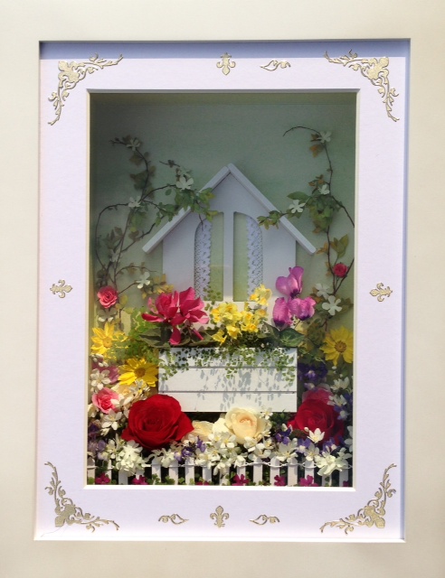 激安特価 レカンフラワー作品: tomoの押し花日記 フラワー・リース